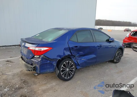 2014 Toyota Corolla S Plus из США, поврежденный, VIN 2T1BURHE2EC168575